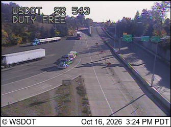 SR 543 truck crossing